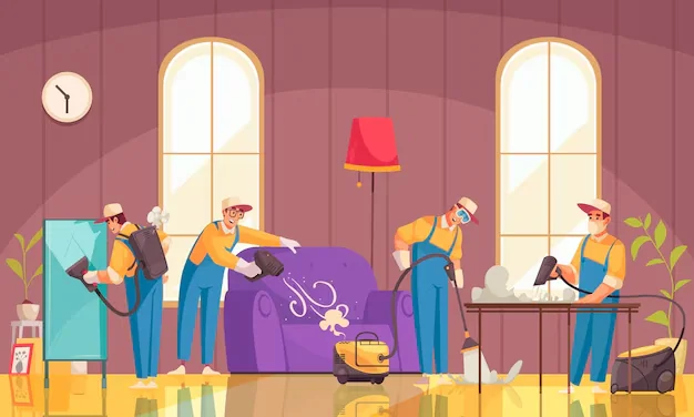 Villa and large home cleaning service